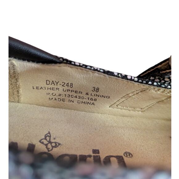 Alegria 48 Iridescent Sliver Mary Janes Size 7.5 - Picture 7 of 8